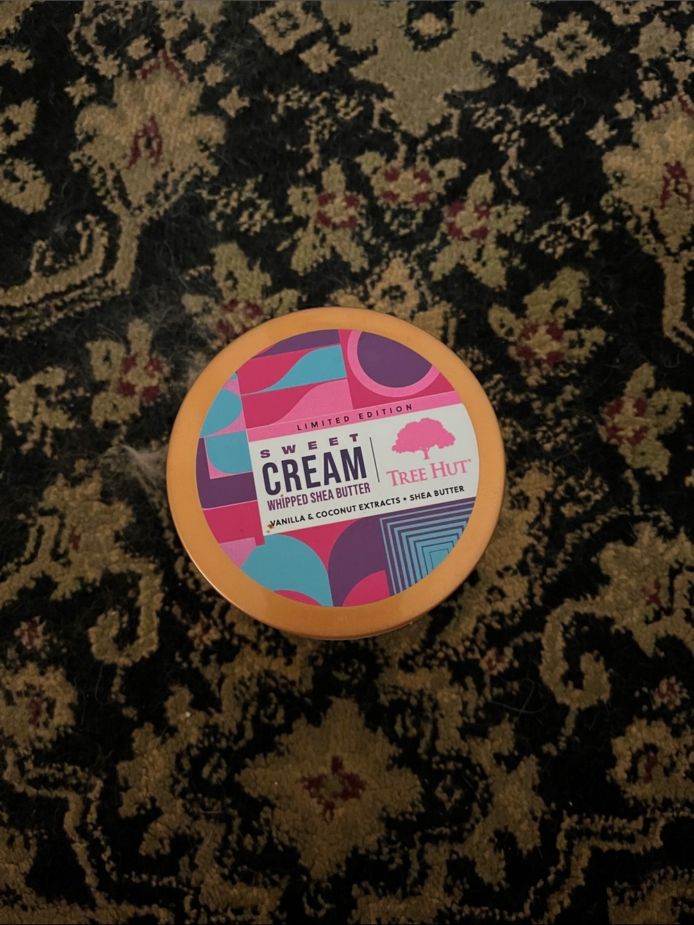 Tree Hut Sweet Cream Whipped Shea Butter Moisturizer - Pink & Orange